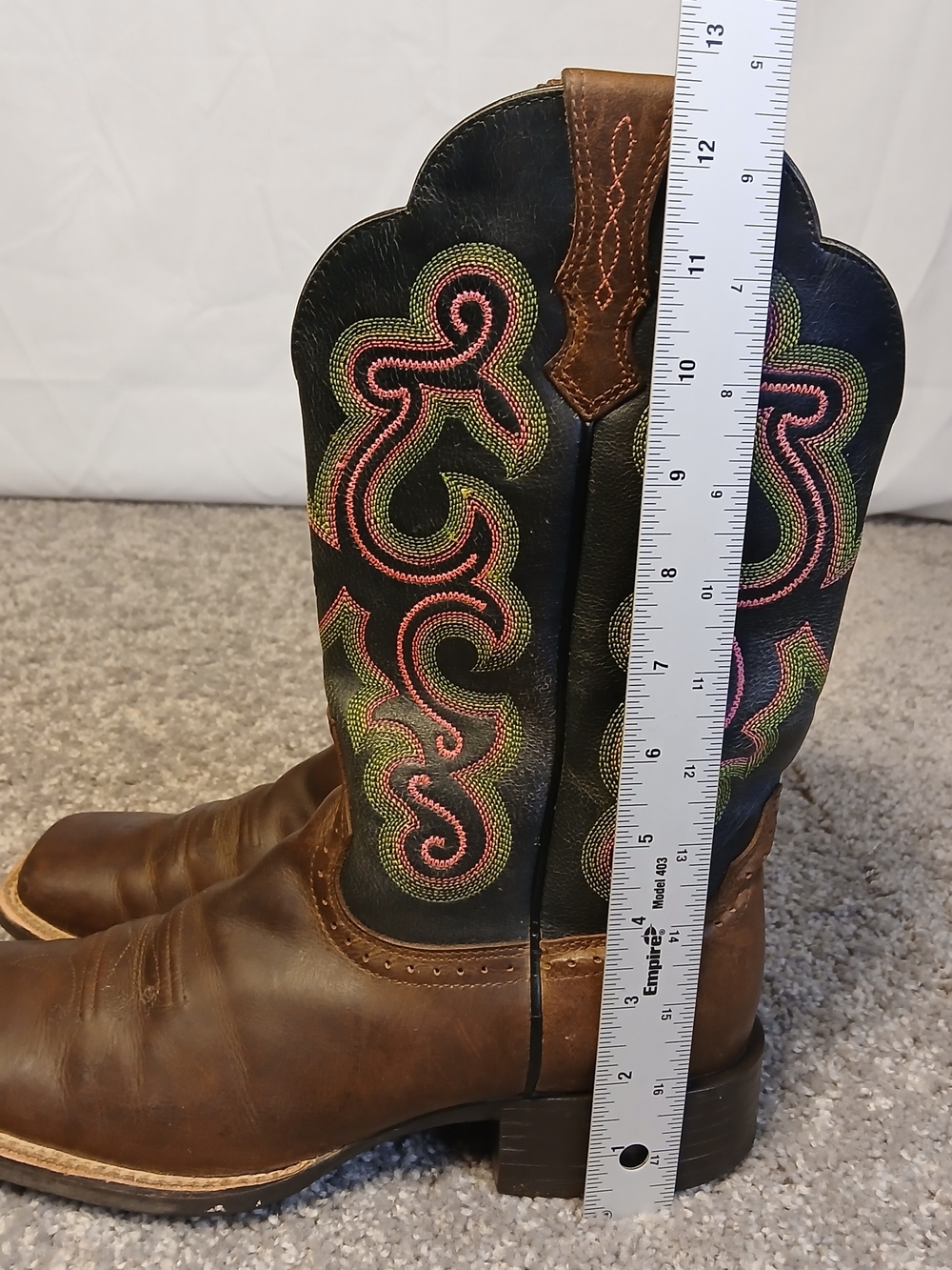 Ariat Women's Quickdraw Western Cowgirl Boots - Size 9B - Picture 14 of 16